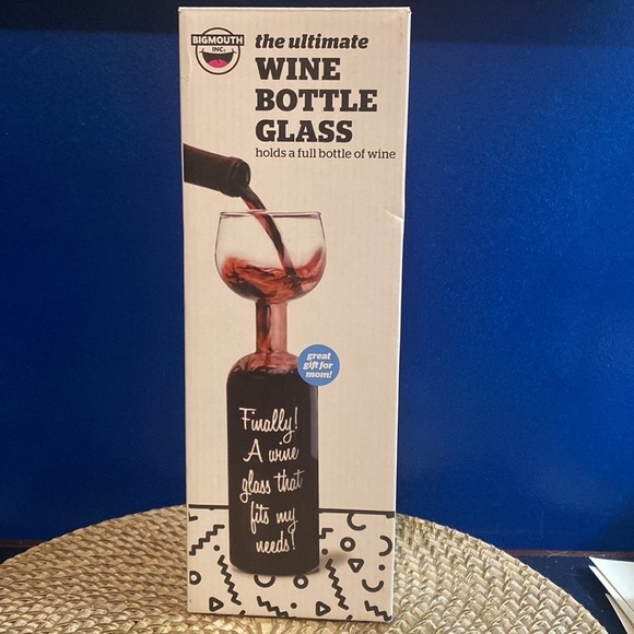 New in Box Big Mouth, Inc. The Ultimate Wine Bottle Glass 750ml - Picture 3 of 4